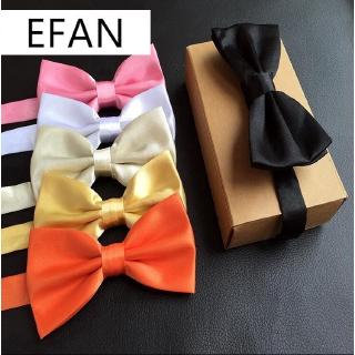 Cà Vạt Nơ Lụa Trơn Màu Mới Dành Cho Nam