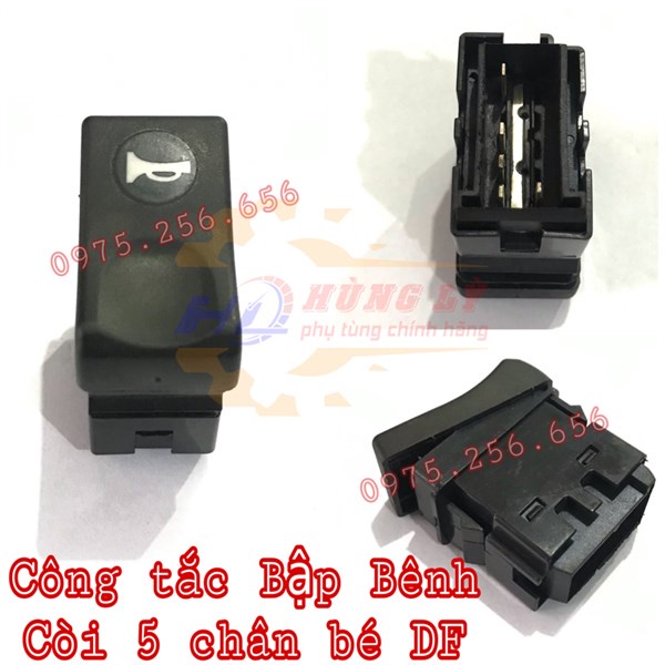 Công tắc Bập Bênh Còi 5 chân bé DF công tác ô tô các loại phụ tùng ô tô phụ tùng Hùng Lỳ