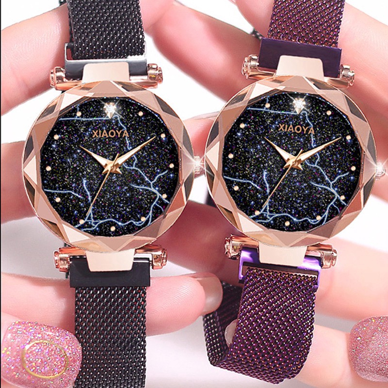 Đồng hồ đeo tay XIAOYA 1292 dây đeo bằng kim loại thời trang cho nữ