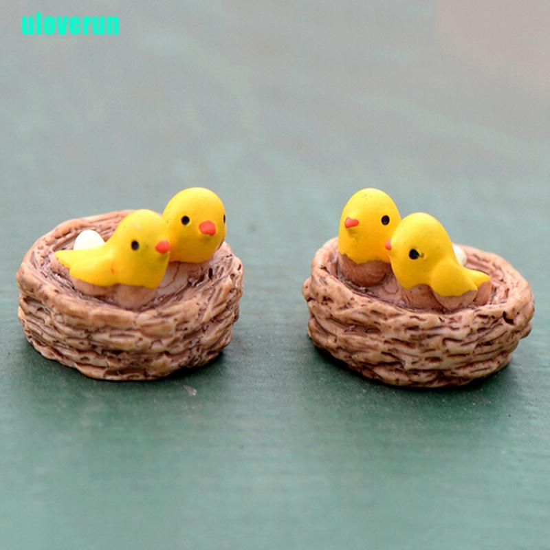 Mô Hình Tổ Chim Mini Dùng Để Trang Trí