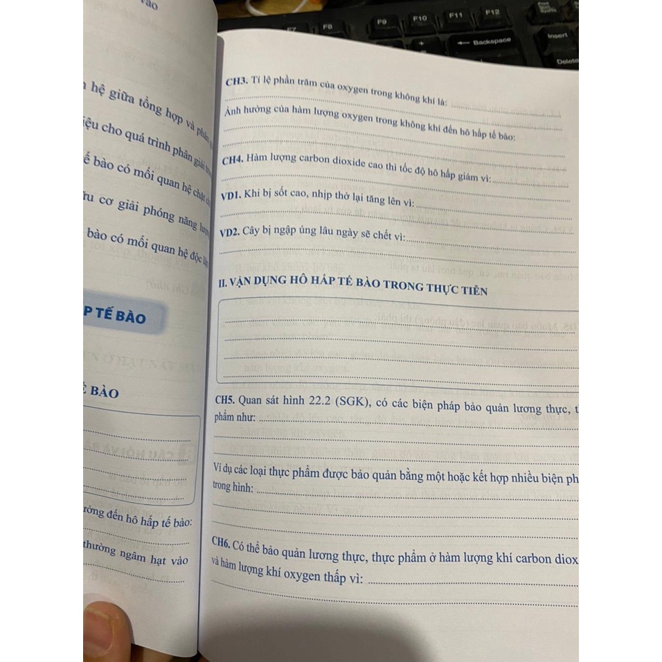 Sách - Vở bài tập khoa học tự nhiên 7 tập hai ( Cánh diều ) + Bán kèm 1 tẩy chì