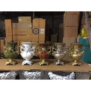 [Ảnh thật+video]Bình hoa composite cao38cm,dài 12cm, mẫu [cup 38](cắm hoa sáp, lông công, hoa lụa...)