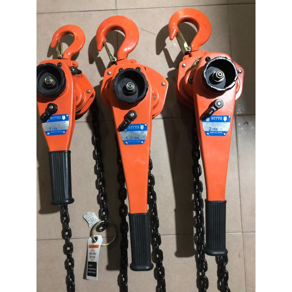 Palang xích lắc tay Nitto 3 tấn