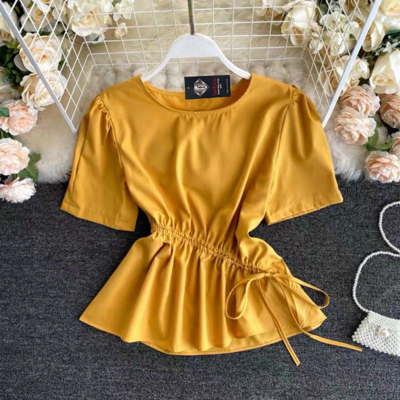 60-85kg Bigsize ÁO PEPLUM RÚT XINH XẮN NHIỀU MÀU GIÁ RẺ