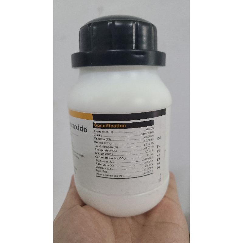 Bột Sodium hydroxid NaOH 500g T.Quốc