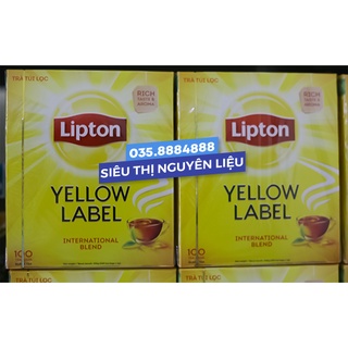 Trà Lipton túi lọc nhãn vàng