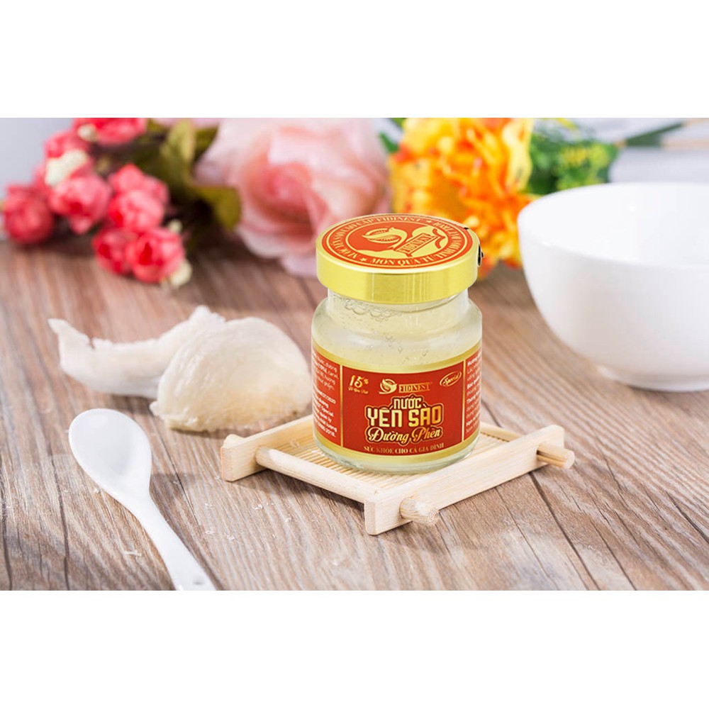 Combo 8 hộp nước yến đường phèn FIDINEST + 1 hộp nước yến đường phèn FIDINEST