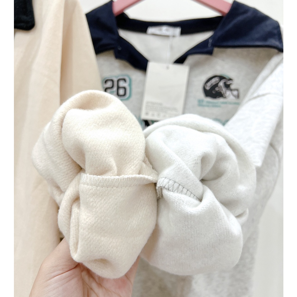 Áo Sweater Polo Số 26 Unisex  𝑭𝑹𝑬𝑬𝑺𝑯𝑰𝑷  Áo Polo Dài Tay Dáng Rộng Unisex Dưới 75kg