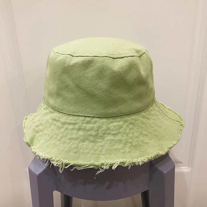 Nón Tai Bèo Cotton Phối Tua Rua Thời Trang Nữ