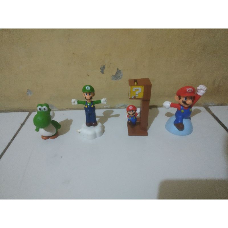 Mô Hình Đồ Chơi Nhân Vật Super Mario Bross / Happy Meal / Mc Donald 's / Cheapest