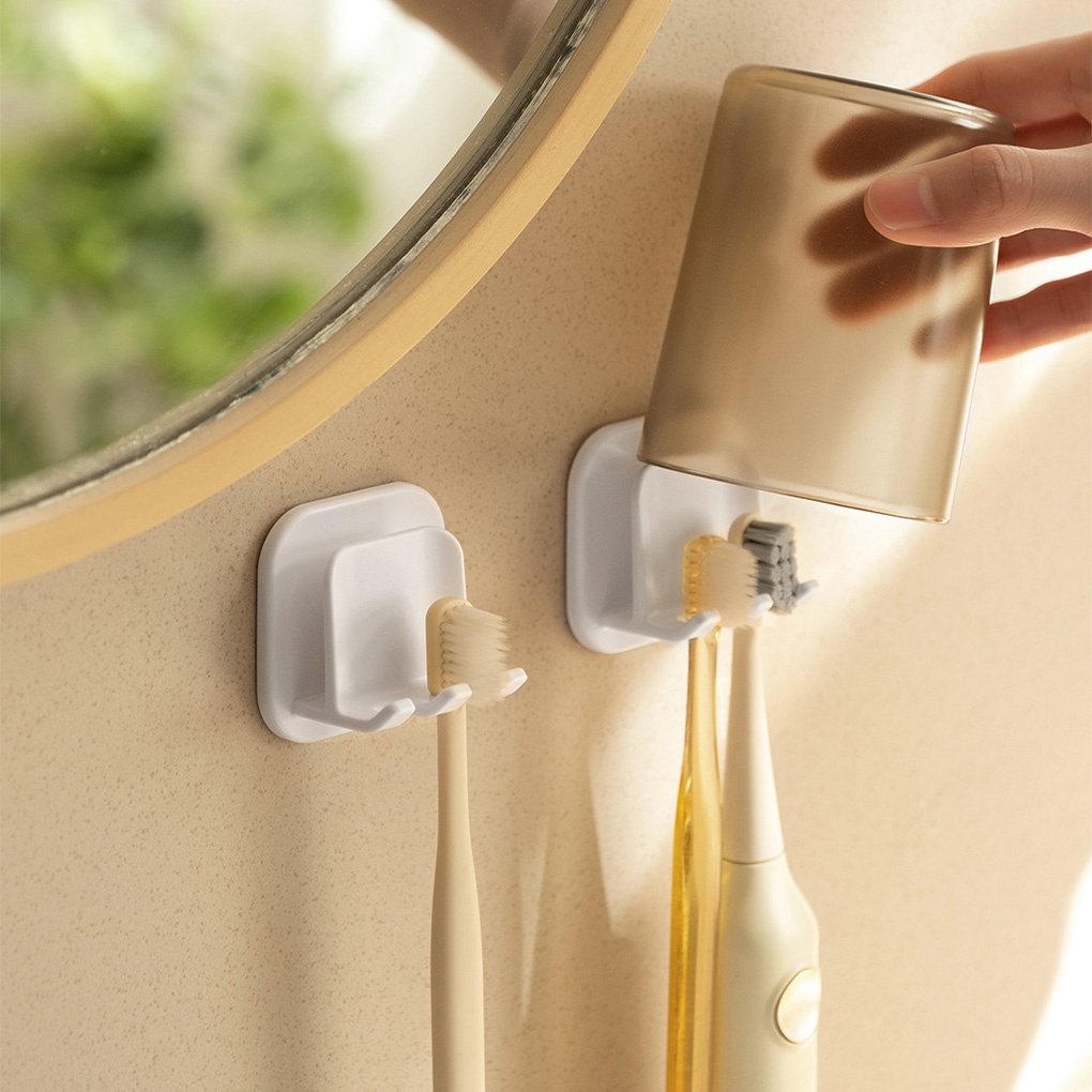 Giá Để Bàn Chải Đánh Răng Hình Mặt Cười Có Giác Hút Dán Tường Tiện Dụng