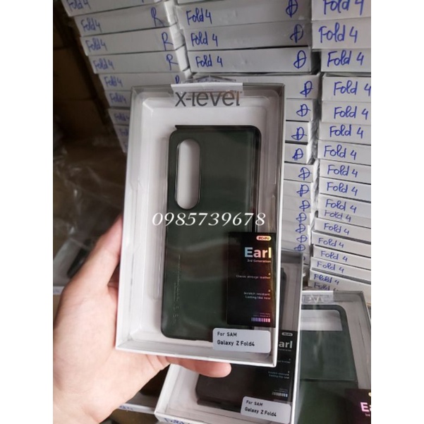 Ốp lưng X-Level da Leather cho Samsung Galaxy Z Fold 2/Z fold 3/Z fold 4