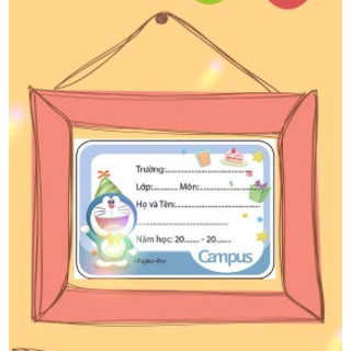 Nhãn Vở Campus NT-D5A-12 Doraemon