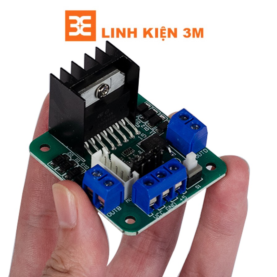 MODULE ĐIỀU KHIỂN ĐỘNG CƠ L298 XANH