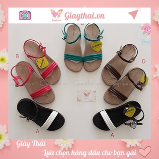 Giày Nữ Thái Lan Sandal Đi Mưa Monobo Quai Ngang Cho Bạn Nữ - Norah3