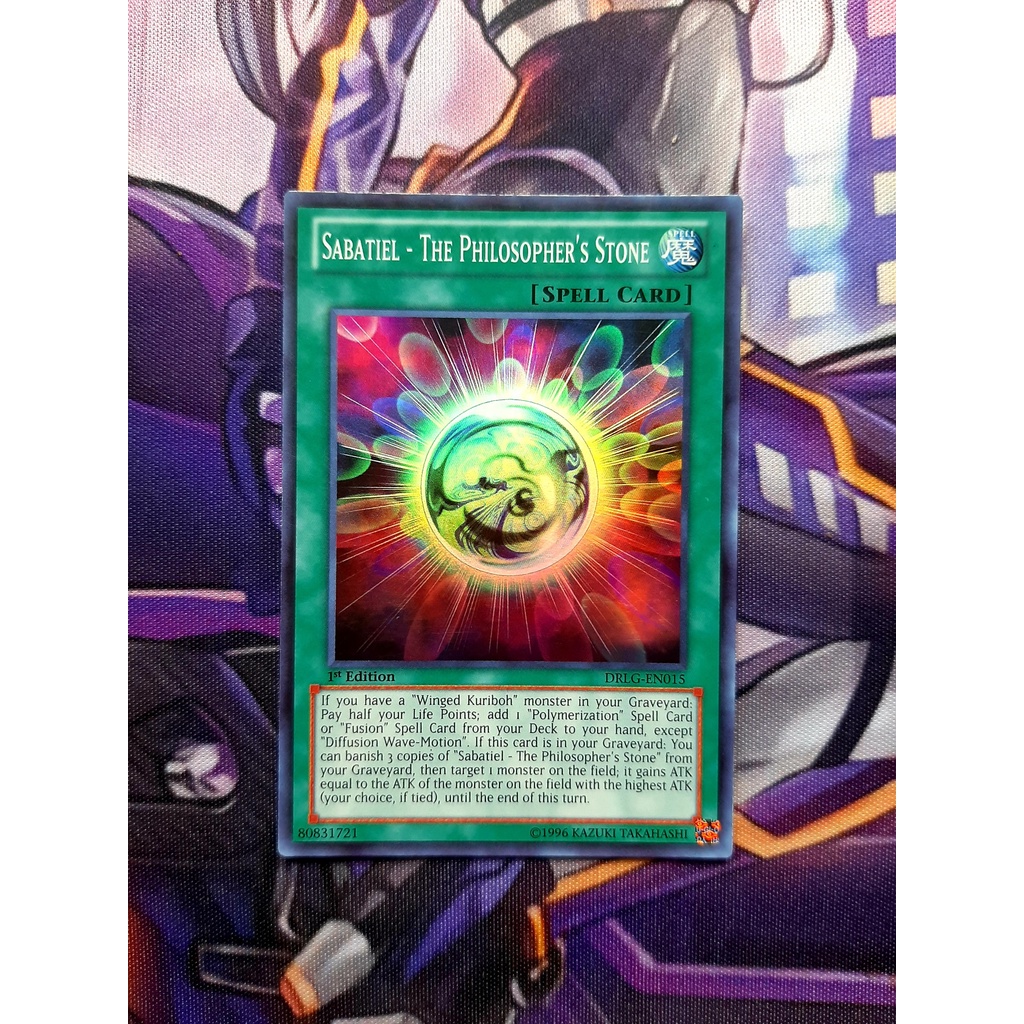 Thẻ Bài Yugioh Mint90 Spell Sabatiel - The Philosopher's Stone - DRLG-EN015 - Super