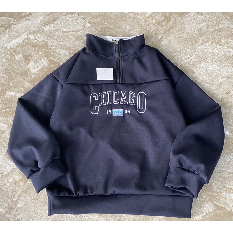 Áo Sweater khoá cổ CHICAGO 1994
