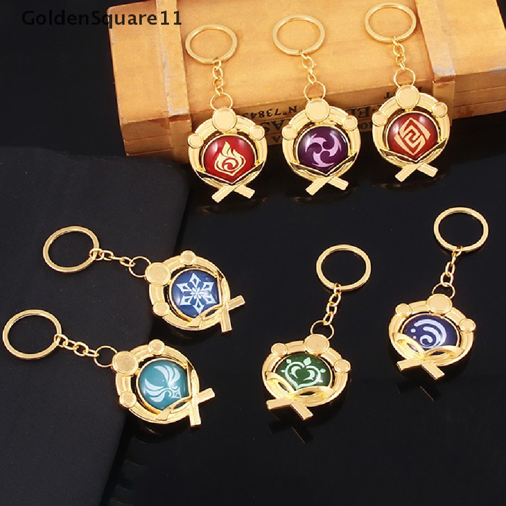 Móc Khóa Phát Sáng Tầm Nhìn Ban Đêm Lnzuma Ganyu Keqing Xiao Goldsquare11