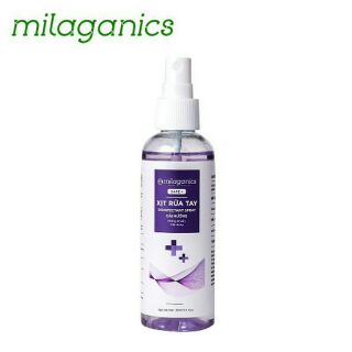 Xịt rửa tay oải hương milaganics 100ml