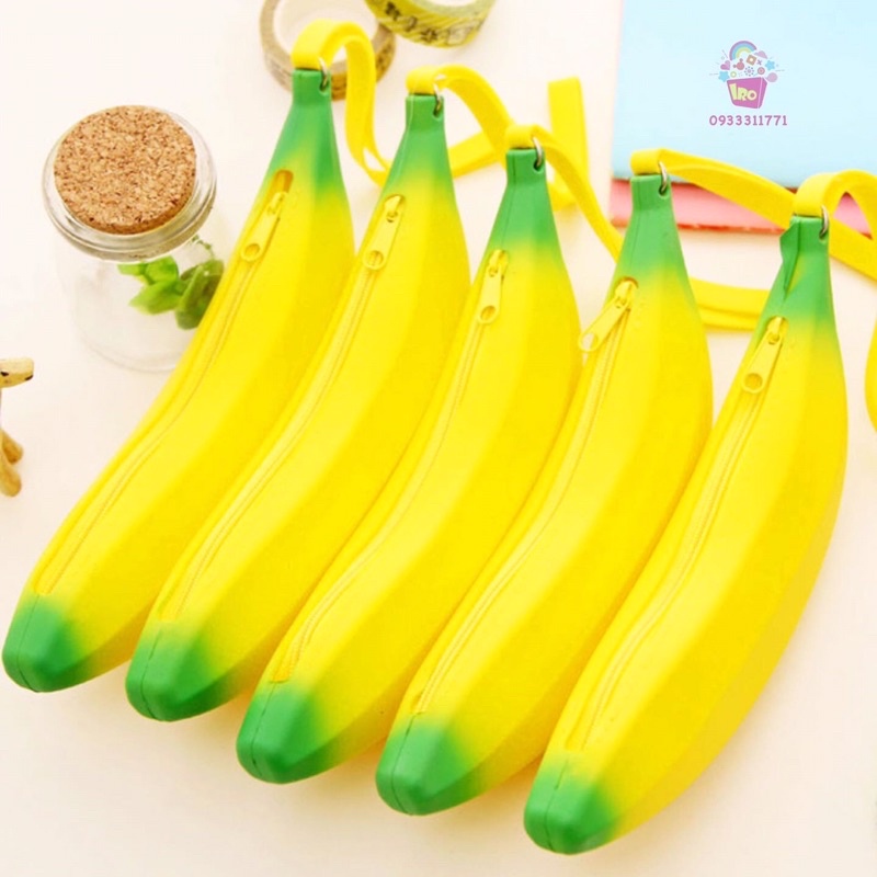 BÓP MÓC KHOÁ SILICON CHUỐI - NÓN