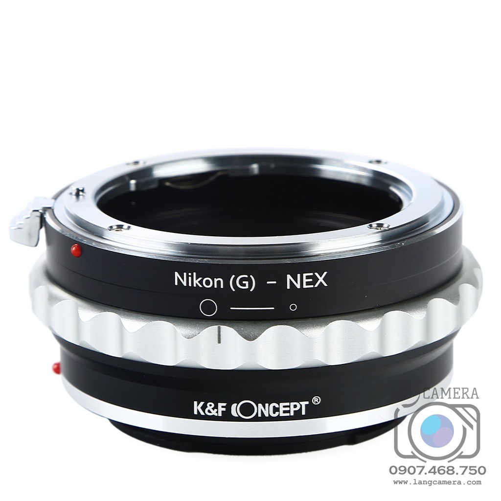 Ngàm Chuyển Nikon (G) -> Nex - chính hãng K&F Concept