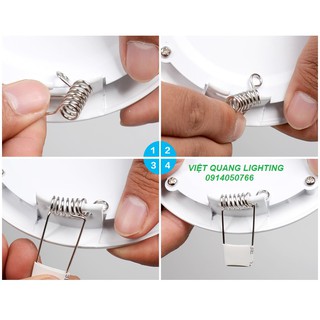 Đèn led âm trần siêu mỏng 3w - Đèn downlight cao cấp