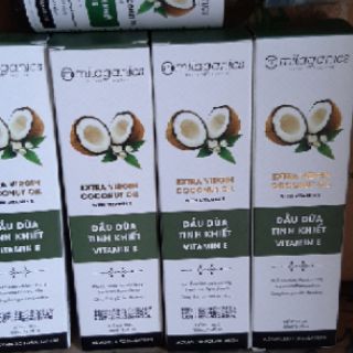 Dầu Dừa Tinh Khiết Vitamin E Milaganics Chai 100ml( Hsd 28/6/2026)
