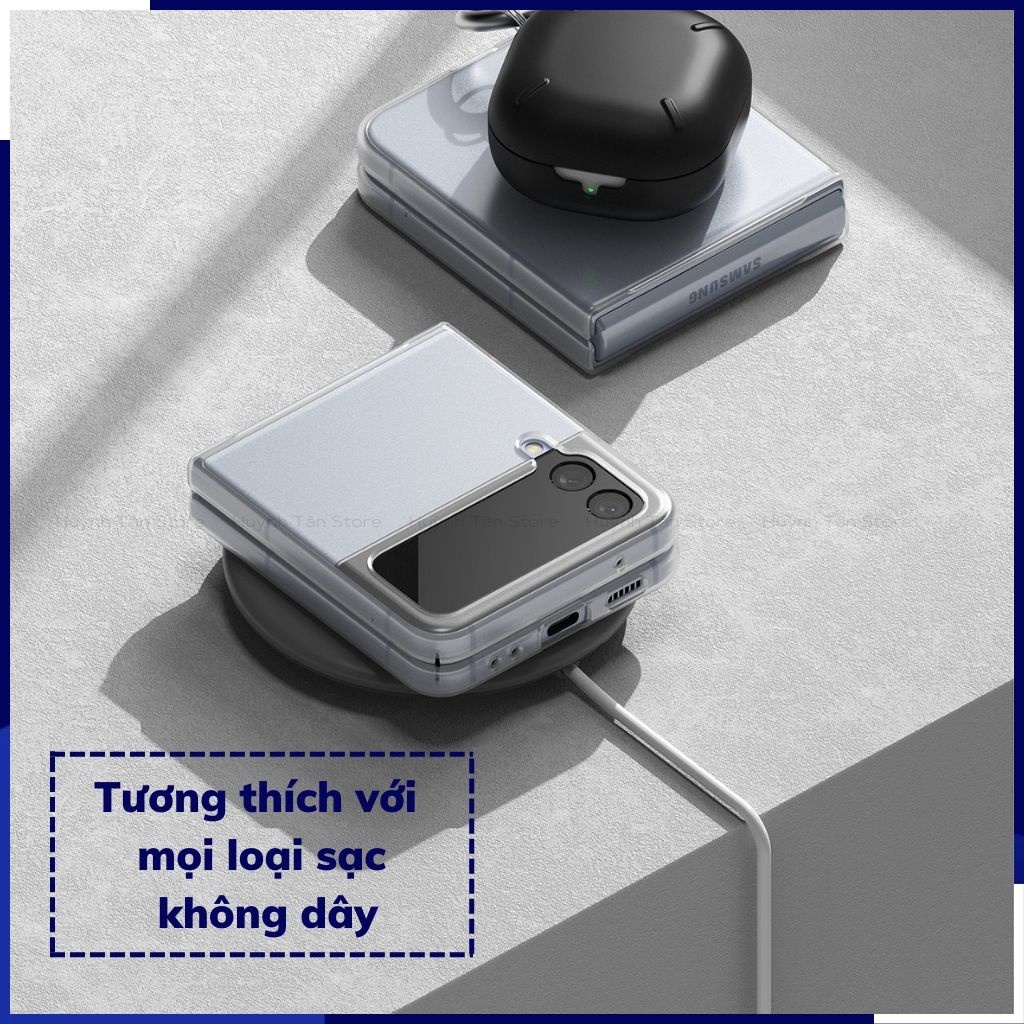 Ốp lưng điện thoại Samsung Galaxy Z Flip 4, Z flip 3 chống sốc Ringke Fusion chính hãng Korea