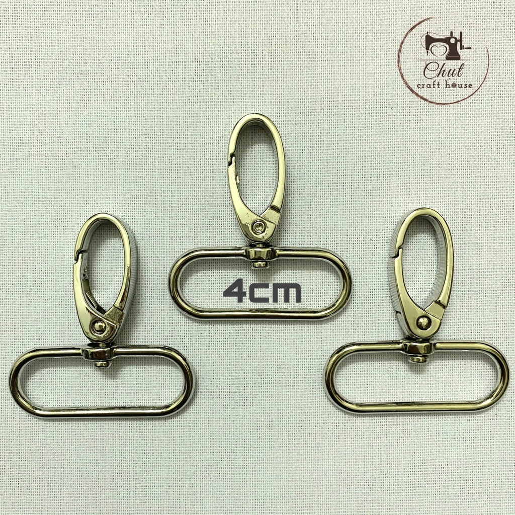 [ĐỦ SIZE] Khoen móc càng cua BẠC - Phụ kiện may túi xách