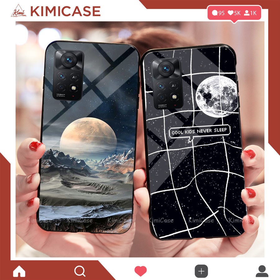 Ốp Xiaomi Redmi Note 11 / Redmi Note 11s 4g , Redmi Note 11 Pro / Redmi Note 11 Pro 5g lưng kính cường lực Galaxy