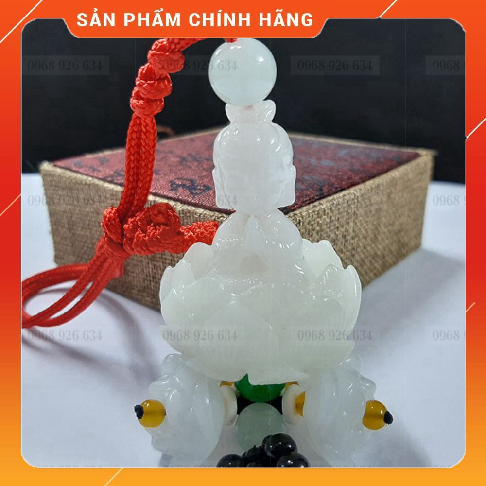 Khánh treo xe ô tô 📌FREESHIP📌Dây treo ô tô phong thủy Phật ngự đài sen / Khánh treo ô tô giá rẻ [Hot]