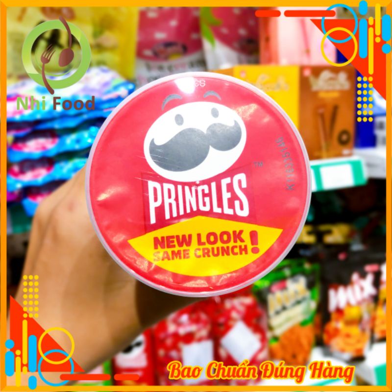 Khoai Tây Chiên Pringles Gồm 4 Vị Đóng Lon 107g