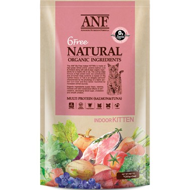 [ sale đến 31.05 ] ANF 6free thức ăn cho mèo hạt hữu cơ túi 400g