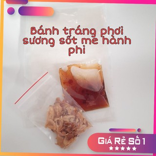 Bánh tráng phơi sương sốt me hành phi