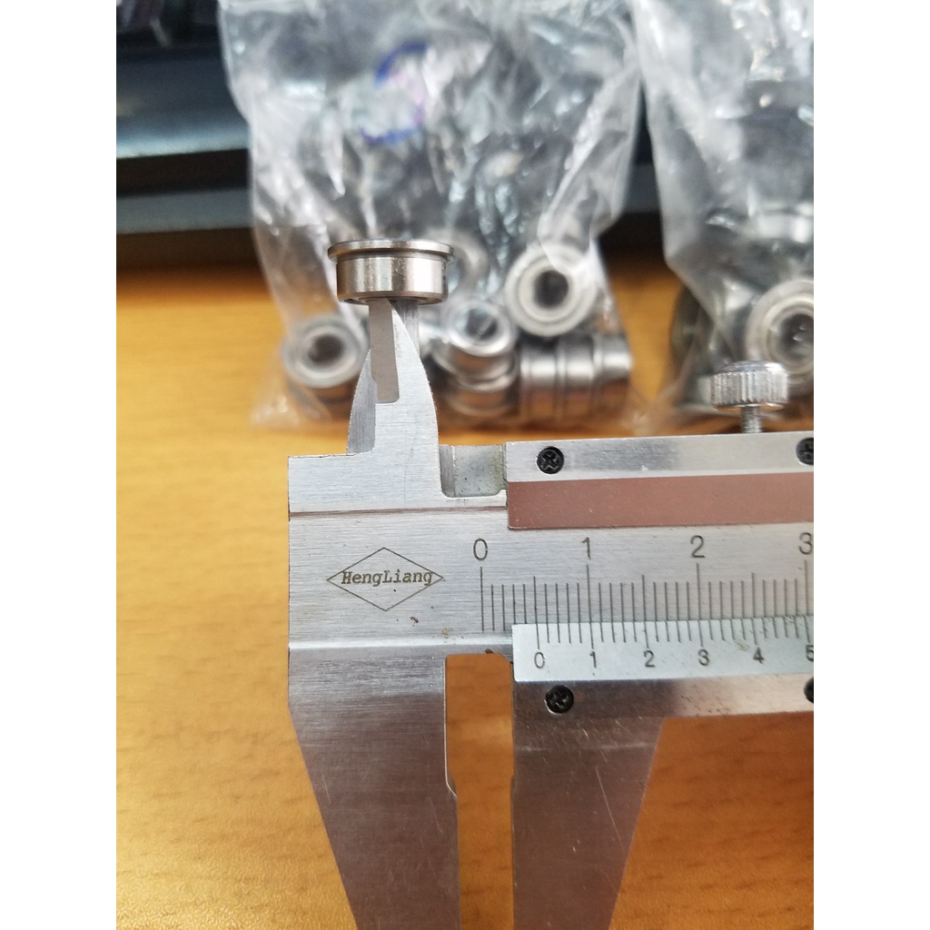 Vòng bi có cạnh ổ bi sẵn 3mm 4mm 5mm 6mm 8mm,chế tạo trục tàu thuyền, giá bán lẻ 1 cái