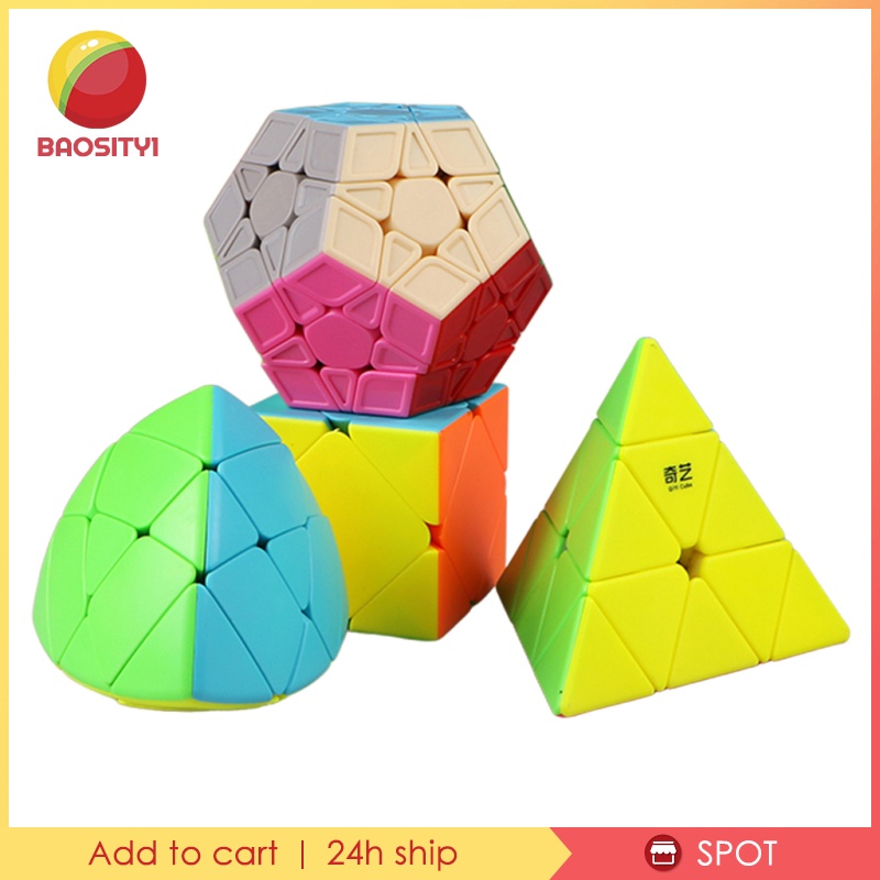 Set 1 / 4 Khối Rubik Thông Minh Mượt Mà Kiểm Tra Iq Chuyên Nghiệp Cho Bé Và Bạn Bè