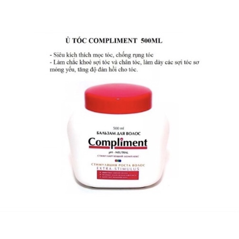 Ủ tóc siêu kích thích mọc tóc, chống rụng COMPLIMENT Nắp Đỏ