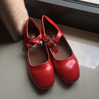 giày ulzzang đỏ order loại 2