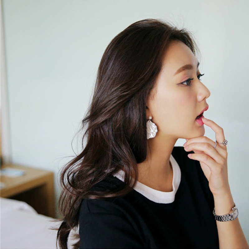 Khuyên tai dáng dài hình vỏ sò độc đáo