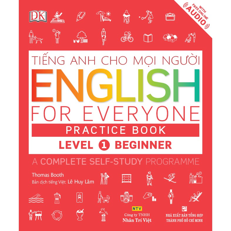 Sách - English for Everyone - Level 1 Beginner - Practice Book (kèm CD)