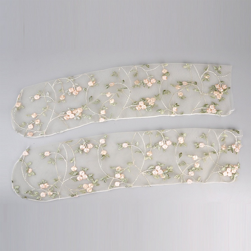 1 Đôi Tất Chân Ren Thêu Hoa Xinh Xắn Cho Nữ