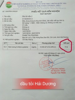 Dầu tỏi Hải Dương