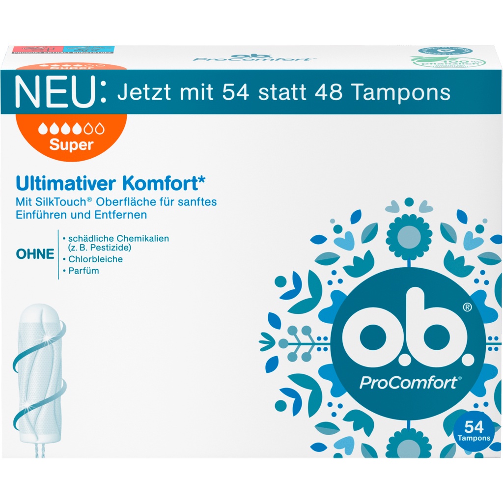 Băng vệ sinh TAMPON Đức (OB, FACELLE, JESSA) - Hàng chuẩn Đức - Đủ bill