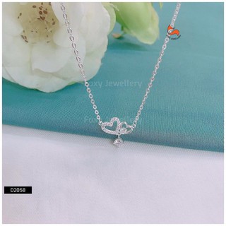 FOXY - Dây Chuyền Trái Tim - Vòng Cổ Nữ Bạc 925 Cao Cấp