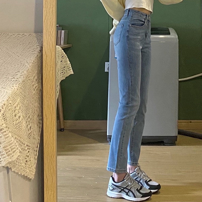 SẴN Quần jeans tôn dáng phong cách Hàn Quốc