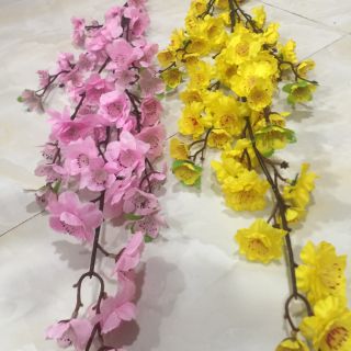 Cành mai cành đào giả
