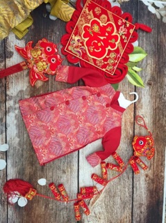 Áo Dài Gấm Bé Trai