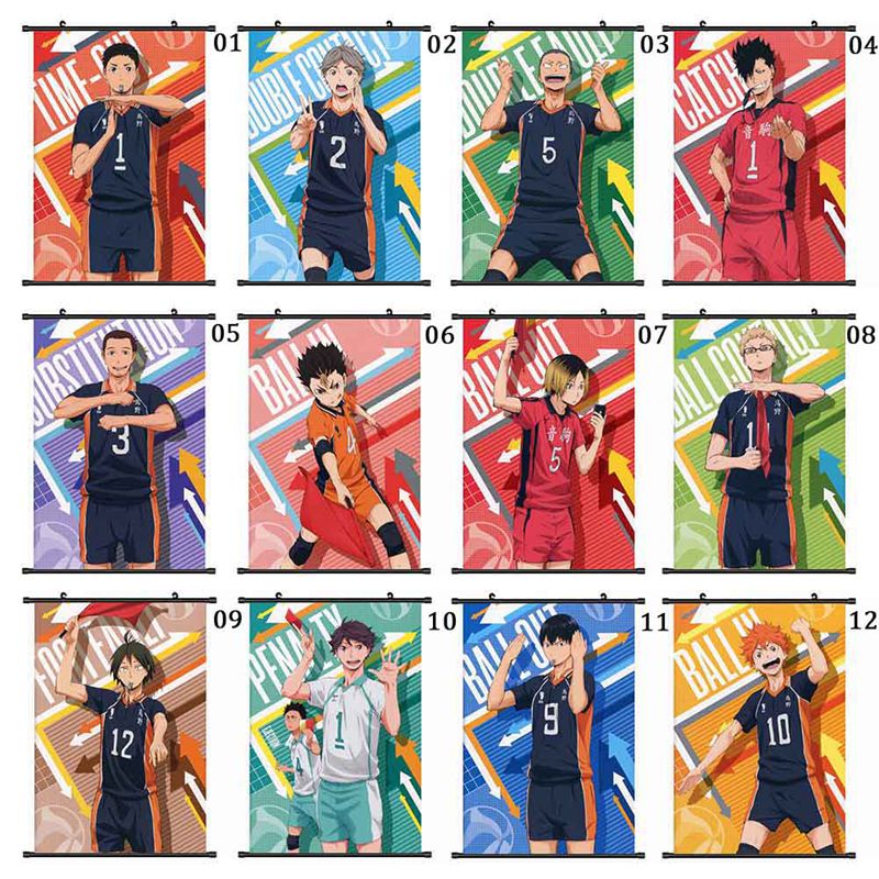 Tmdbyx Poster Phim Anime Haikyuu High School 1172 Dùng Cho Trang Trí