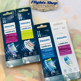 SET ĐẦU BÀN CHẢI ĐIỆN THAY THẾ DÙNG CHO CÁC DÒNG MÁY PHILIPS SONICARE