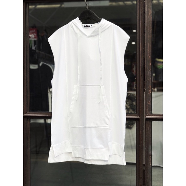 [Ace streetwear] Áo Tanktop có mũ dáng rộng phong cách streetwear